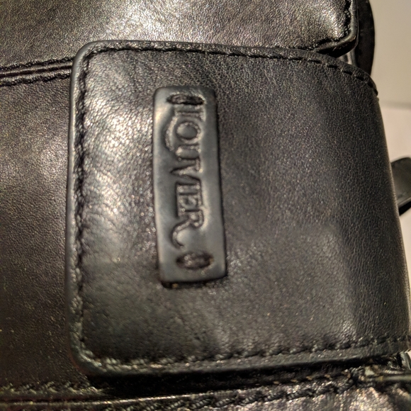 Louivier black leather purse - Picture 7 of 8